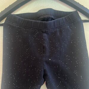 Cat & Jack Sparkle Black Leggings Size 4T